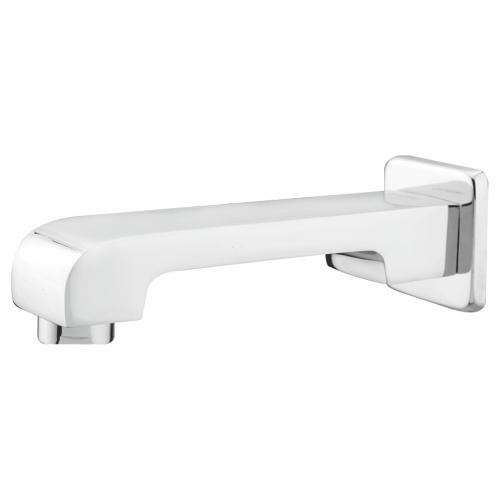 Wall Spout-Plain with Wall Flange Chrome